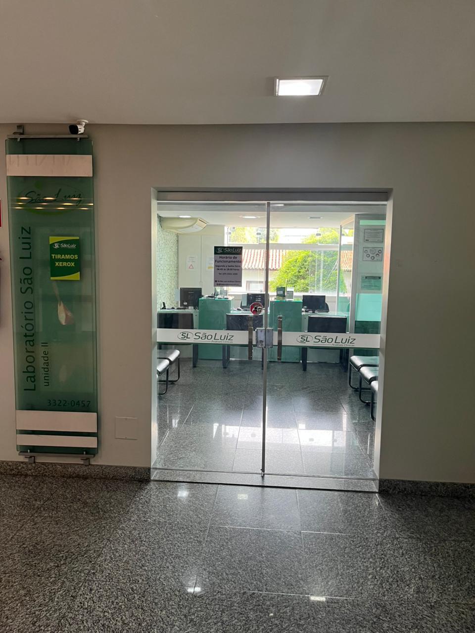 Fachada da unidade Med Center do Laboratório São Luiz em Formiga